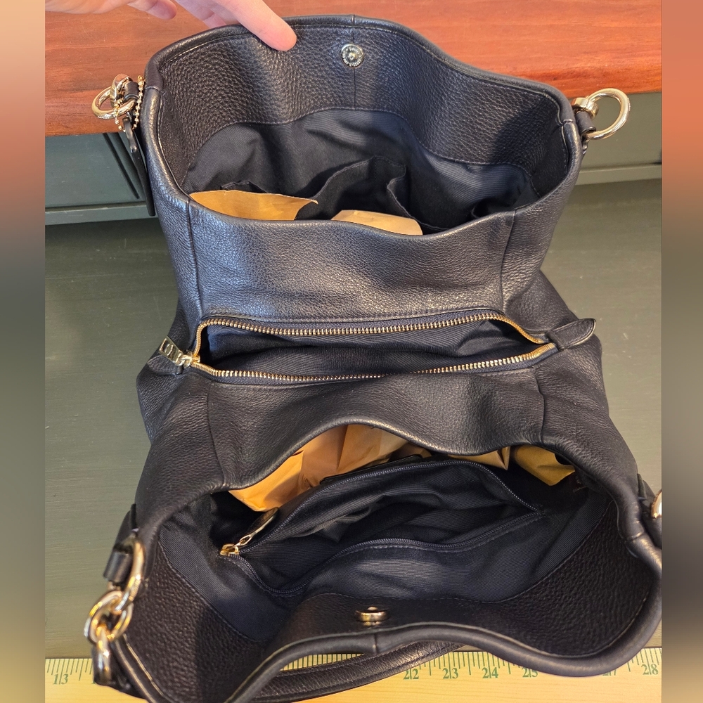 Coach F35723 Phoebe In Navy Blue - Picture 11 of 16